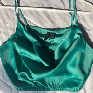 MARINE GREEN TOP